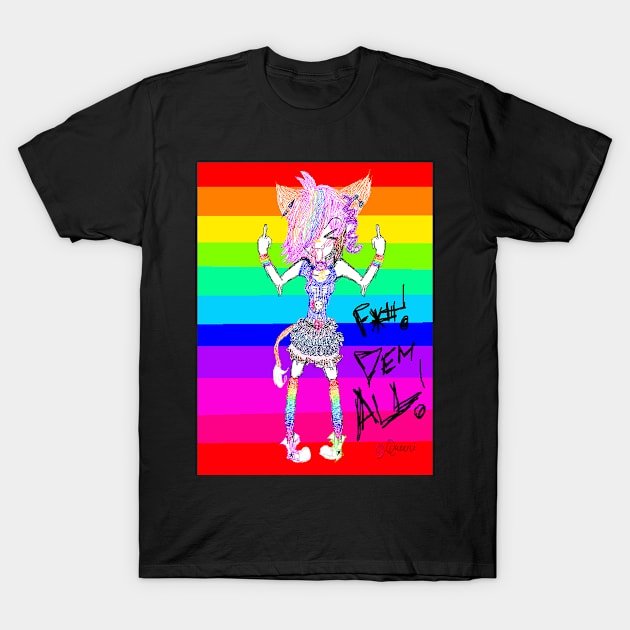 Queeni doesnt care T-Shirt by Prismakitty94